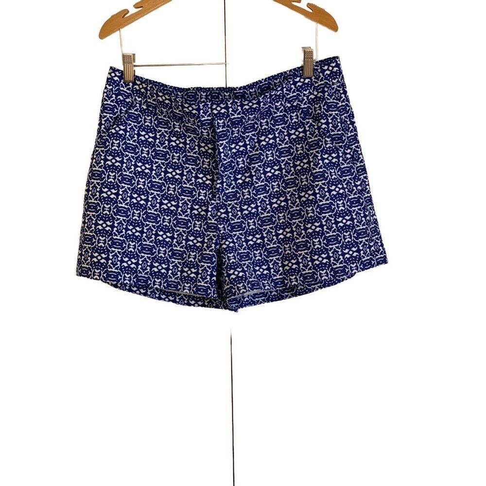 Cabana Life Women’s Indigo Blue Print  Boardshorts 50+UV Protection Size L